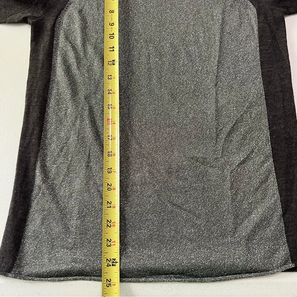 Tory Burch Silver Sparkly Sweater